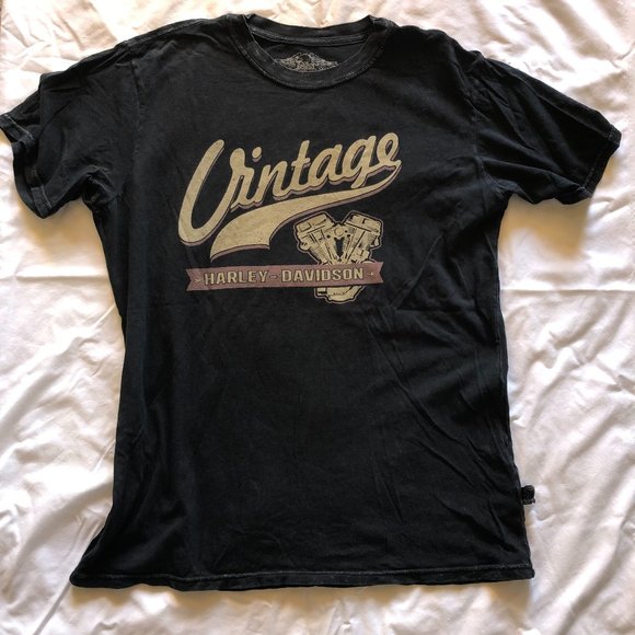 Harley Davidson Vintage T-Shirt Size Large - Picture 1 of 5